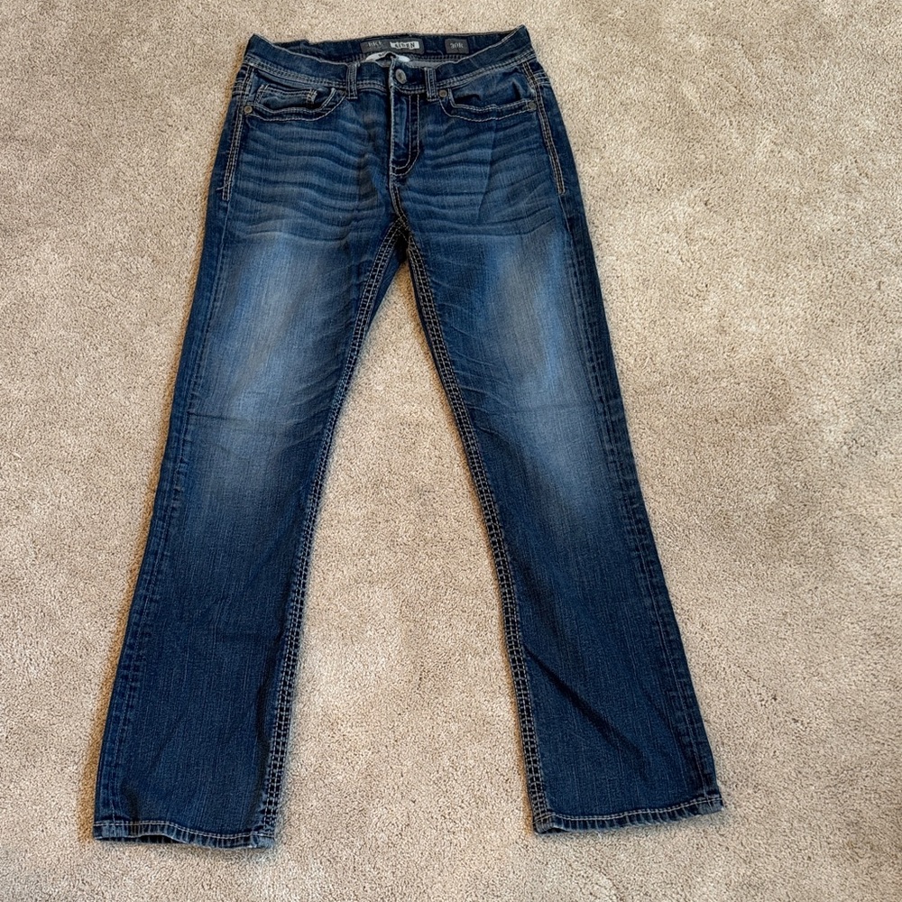 BKE  Aiden Indigo Men's Straight Jeans